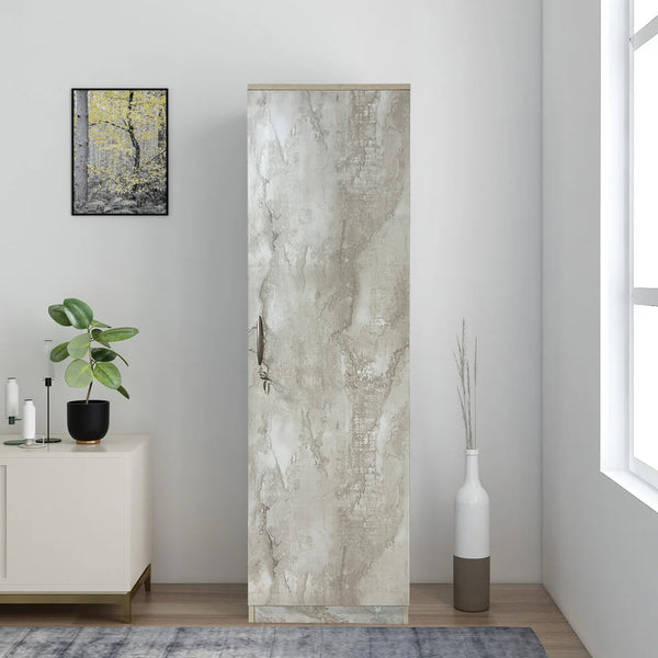 Damon Single Door Wardrobe Texture Laminate
