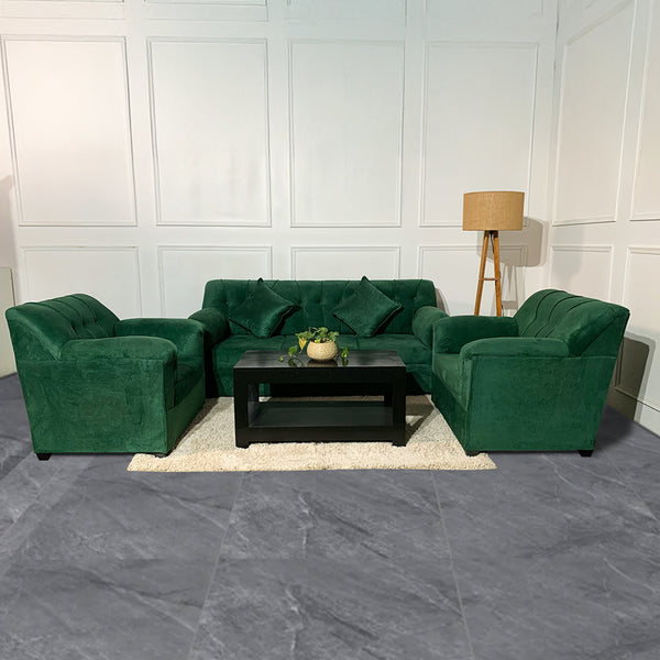 Velvet 5 Seater Sofa (Green)