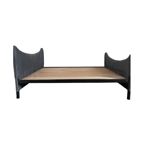 Drake Upholstered Bed (Grey)