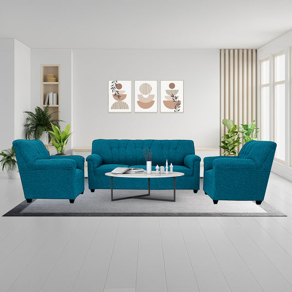 Jute Sofa 5 Seater (Blue)