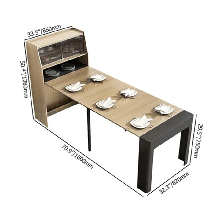 Extendable Dining Set with Good Storage Unit