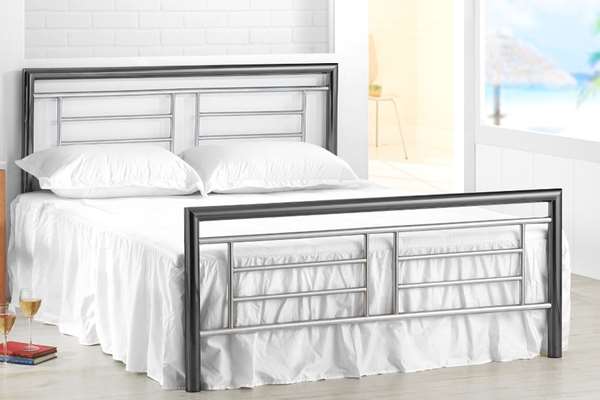 Aether Wrought Iron Double Bed