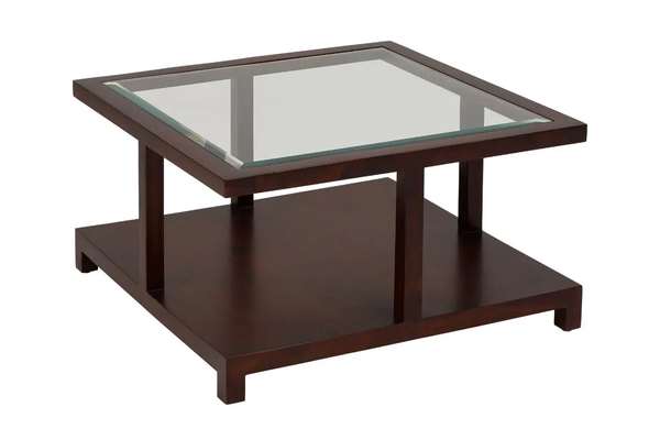 Alita Solidwood Glass Top Coffee Table