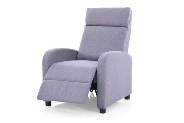 Barge Single Seater Recliner - Grey Color