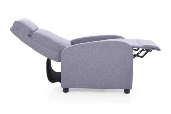 Barge Single Seater Recliner - Grey Color