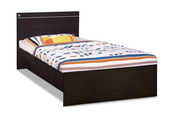 Blossom Single Bed in Particle Board (Finish Color - Wenge)