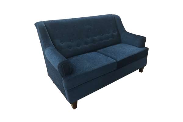 Brand New 2 (Two) Seater Royal Blue Sofa | Malphino Material