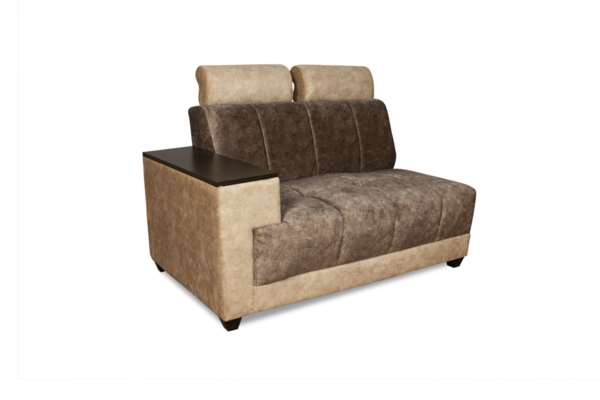Brand New Austen L Shape Corner Sofa Set with Center Table for Living Room (Brown Color)