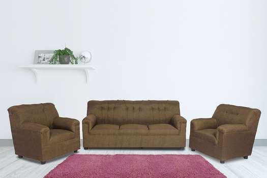 Brand New Upholstered 5 Seater Sofa Brown
