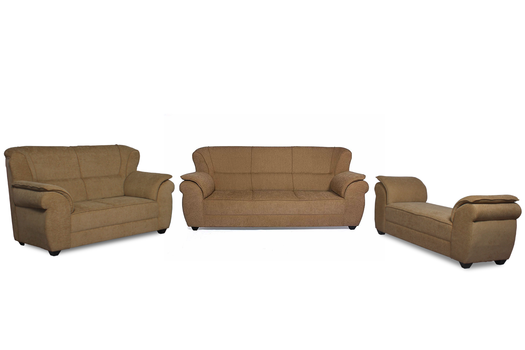 Brand New Upholstered 7 Seater Sofa With Bench(Cream)