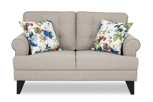 Lucia 2 Seater Sofa -Premium Fabric (Beige Colour)