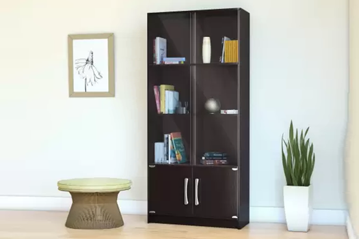 Nimo Engineered Wood Close Book Shelf