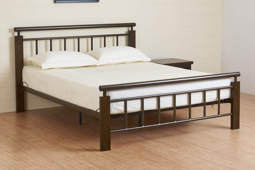 Tima Particle Board Queen Size Bed