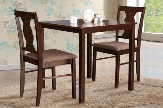 Avian 2 Seater Dining Table in Wenge Finish