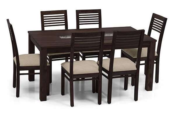 Avengers Solid Wood 6 Seater Dining table
